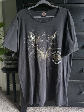 Harley-Davidson Eagle Graphic Tee in Black - Vintage 1990s